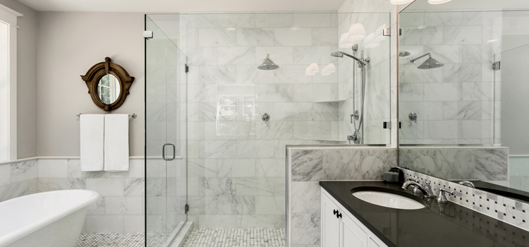 bathroom shower door installation in Citrus